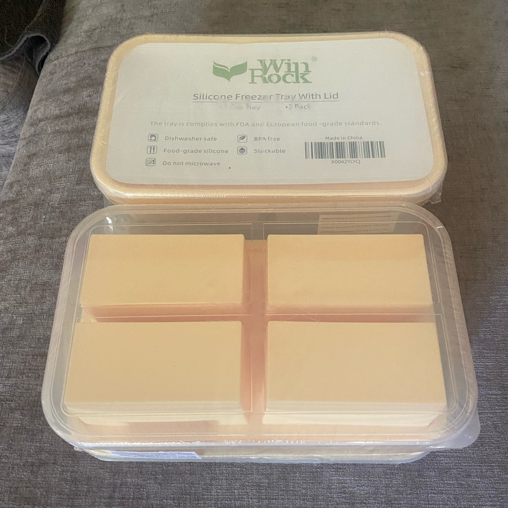 Silicone freezer trays